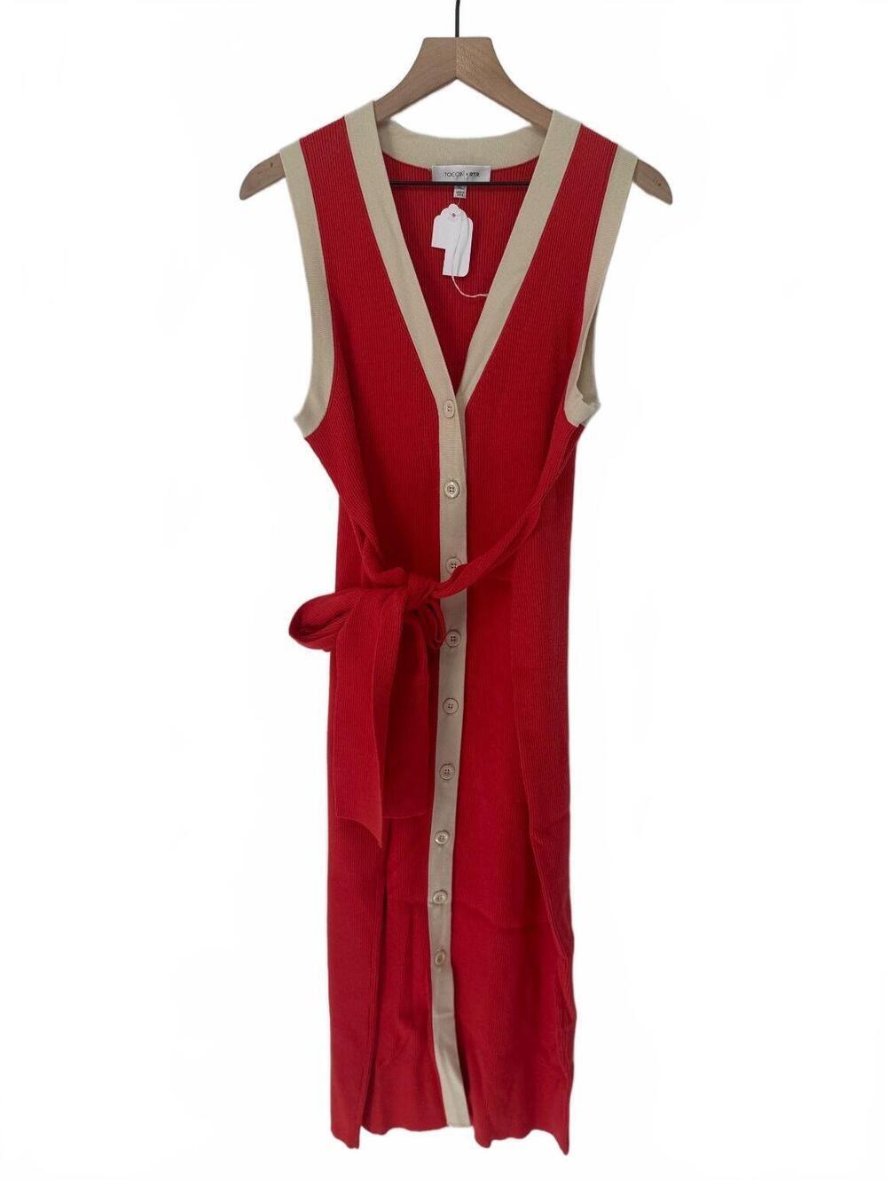 Toccin Sleeveless Button Front Midi | Women's XL | $395 Retail | Rent the Runway